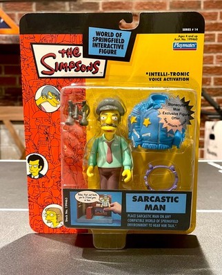The Simpsons-SARCASTIC MAN-World of Springfield Playmates WOS Series 14 Figure
