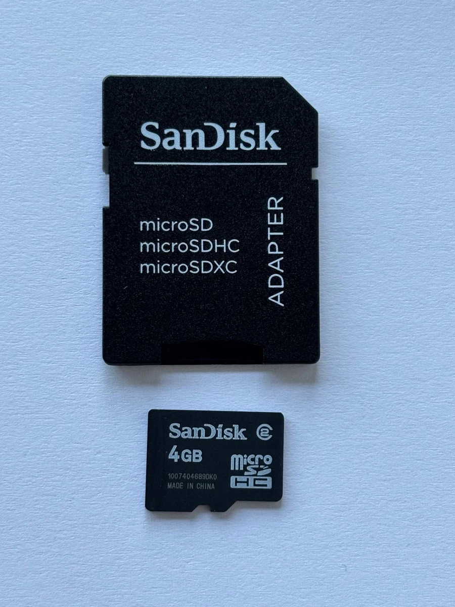 SanDisk 4GB MicroSDHC Cell Phone Memory Card for sale | eBay