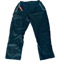 Sun Mountain Rain Wear Men Size 2XL Black Polyester Golf Pants 
