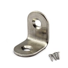 30 PCS 20x20x2mm Angle Connector Corner Brackets Stainless Steel L Shape