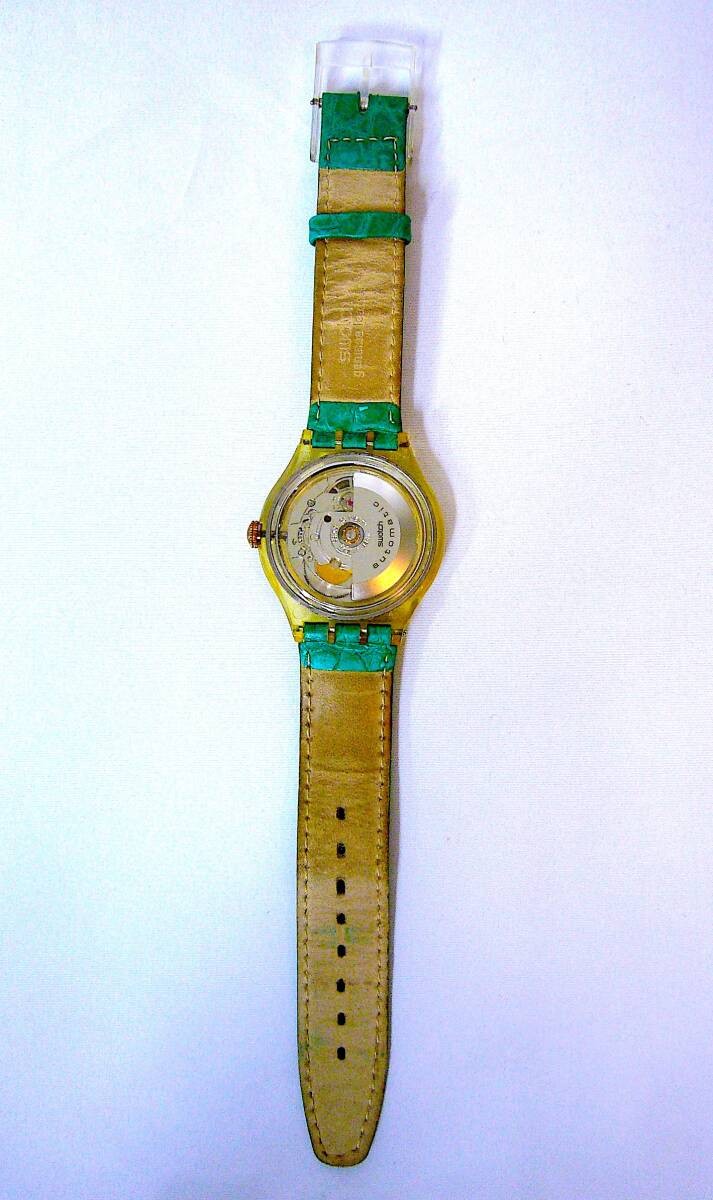 Swatch Skeleton Automatic Watch 1994 Ramarro No B… - image 2