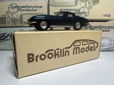 Brooklin 1/43 BRK 21 1963 Blue Chevrolet Corvette Stingray Model. Mint
