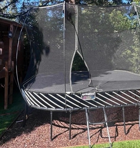 Springfree Trampoline Rods for net Black Used Qty 2