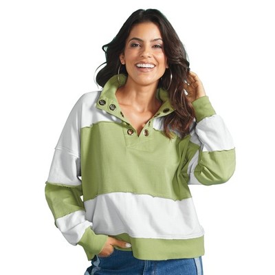 Masseys  Distressed Rugby Pullover