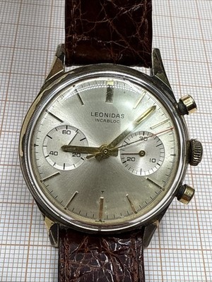 Vintage Leonidas Chronograph Herrenuhr Watch