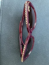 Coach Sunglasses Burgundy Gradient