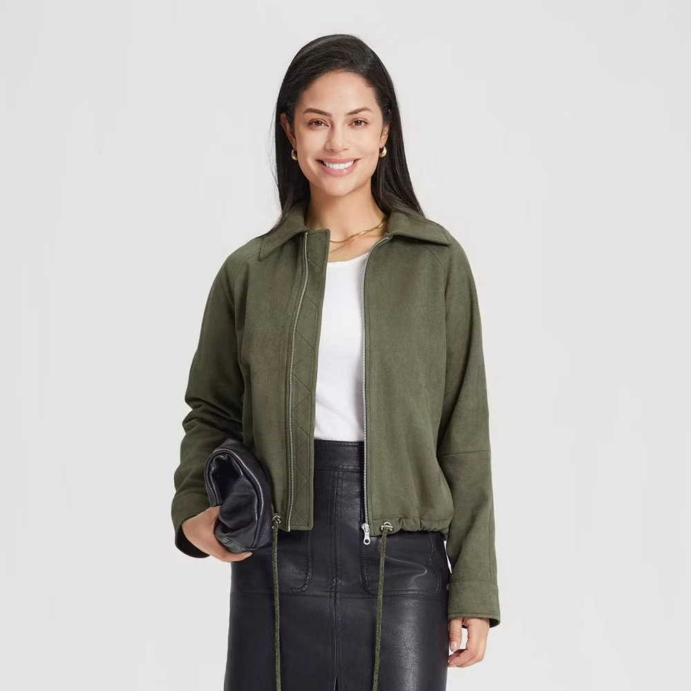 Women Suede Bubble Jacket - Universal Thread