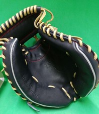 HATAKEYAMA M19 Baseball Glove Black, 10.4" Infield Used, Japan