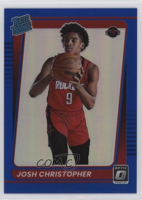 2021 Panini Donruss Optic Rated Blue Prizm /59 Josh Christopher #200 Rookie RC