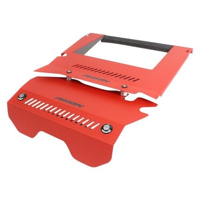 For Subaru WRX STI 15-21 PERRIN Performance PSP-ENG-165RD Red Engine Cover Kit