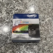 Brother XL LC406 BK INKvestment Black Ink Tank Cartridge Genuine OEM Brand NEW