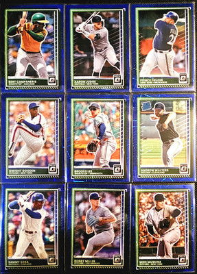 2025 Donruss Baseball Blue Velocity You Pick Singles! 1-200 Free Shipping!