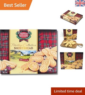 Luxus Scottish Shortbread Auswahlbox 400g - Perfektes Geschenk für alle Gelegenheiten