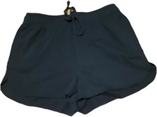 Wild Fable Women s Short Shorts Black L Drawstring Pockets Flat Front