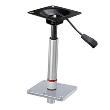Adjustable Boat Seat Pedestal Base Mount Kit with Lock in 3/4" Boat 14-19 inch