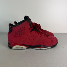 Nike Air Jordan 6 Retro Toro Bravo Shoes Youth US 7Y UK 6 EUR 40 Red 384665-600
