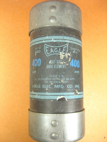 Eagle - 640 - SLO-LAG 400amp Dual Element Time Delay Fuse - Picture 2 of 2