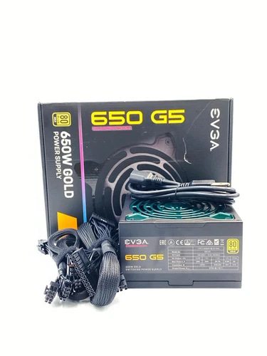 EVGA 650 G5, 80 Plus Gold 650W, Fully Modular Power Supply