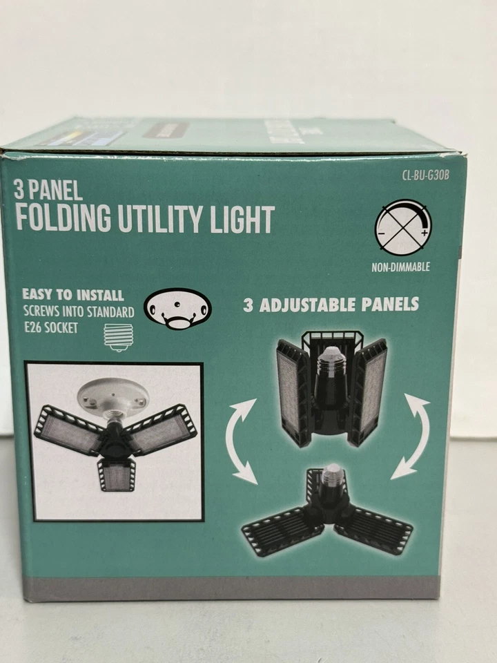 ✔️6PAK LED 32W (150-Watt Equiv) Folding 3-Panel Daylight LED Light Bulb FREE S/H - Image 4 of 4