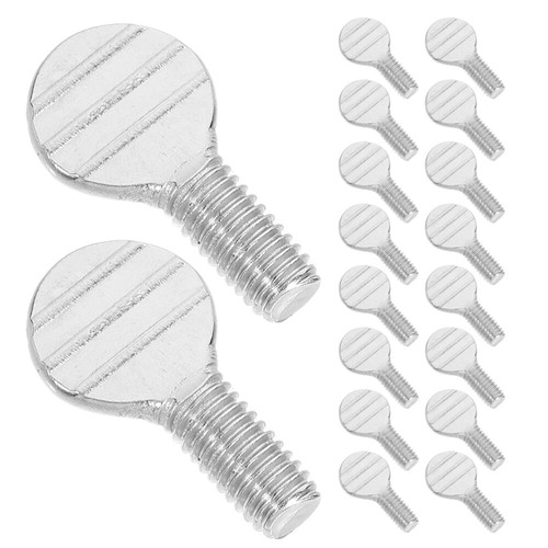 10 Pairs Rotating Fork Screws Wing Knob Hardware Thumb Grilled Forks