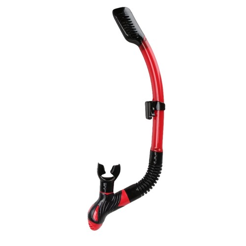 COPOZZ Diving Dry Top Snorkel with Oneway Purge Valve Silicone