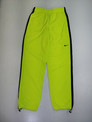 NIKE THERMA-FIT Men ATHLETIC PANTS SWEATPANTS Medium neon yellow rare streetwear | eBay