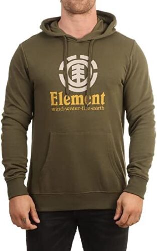 ELEMENT VERTICAL HOODIE ARMY U1HOB3ELF0 0531 MENS SIZES M , L , XL - Picture 1 of 3