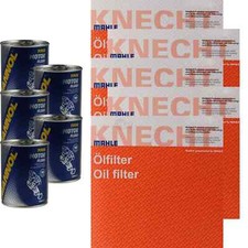 5x Original MAHLE / KNECHT Ölfilter OC 274 + 5x SCT Motor Flush Motorspülung