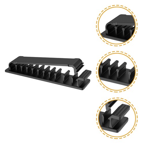 4pcs Cord Clips Cable Management Clips Wire Clips Cord Holder Cord Keeper - Afbeelding 5 van 11