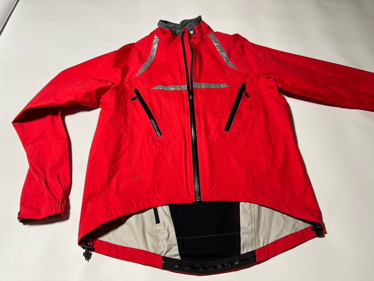 Nike STORM-F.I.T. レッドジャケット Nike Storm Fit Waterproof Zip Jacket Men's L Wind Resistant