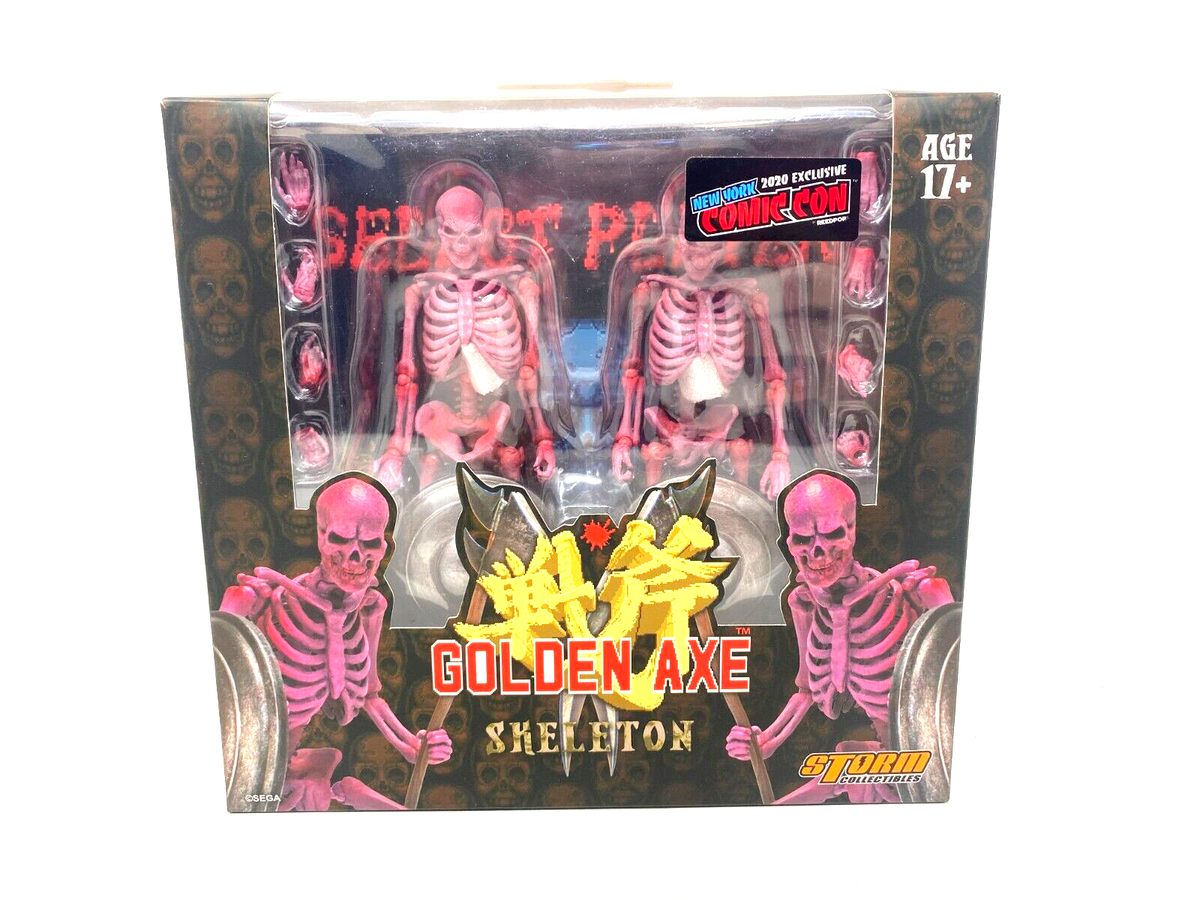 Storm Collectibles Golden Axe NYCC Pink Skeleton 2-Pack Action