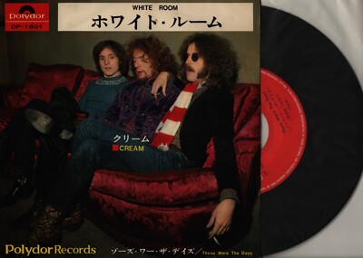 CREAM - White Room + Those Were The Day + rare Promo / Jp ` 68