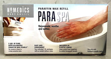 HoMedics ParaSpa - Paraffin Wax Refill 2 Lbs Wax 20 Liners New