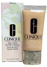 Clinique Stay-Matte Oil-Free Makeup/Foundation Select Color 1 oz Full Size NIB