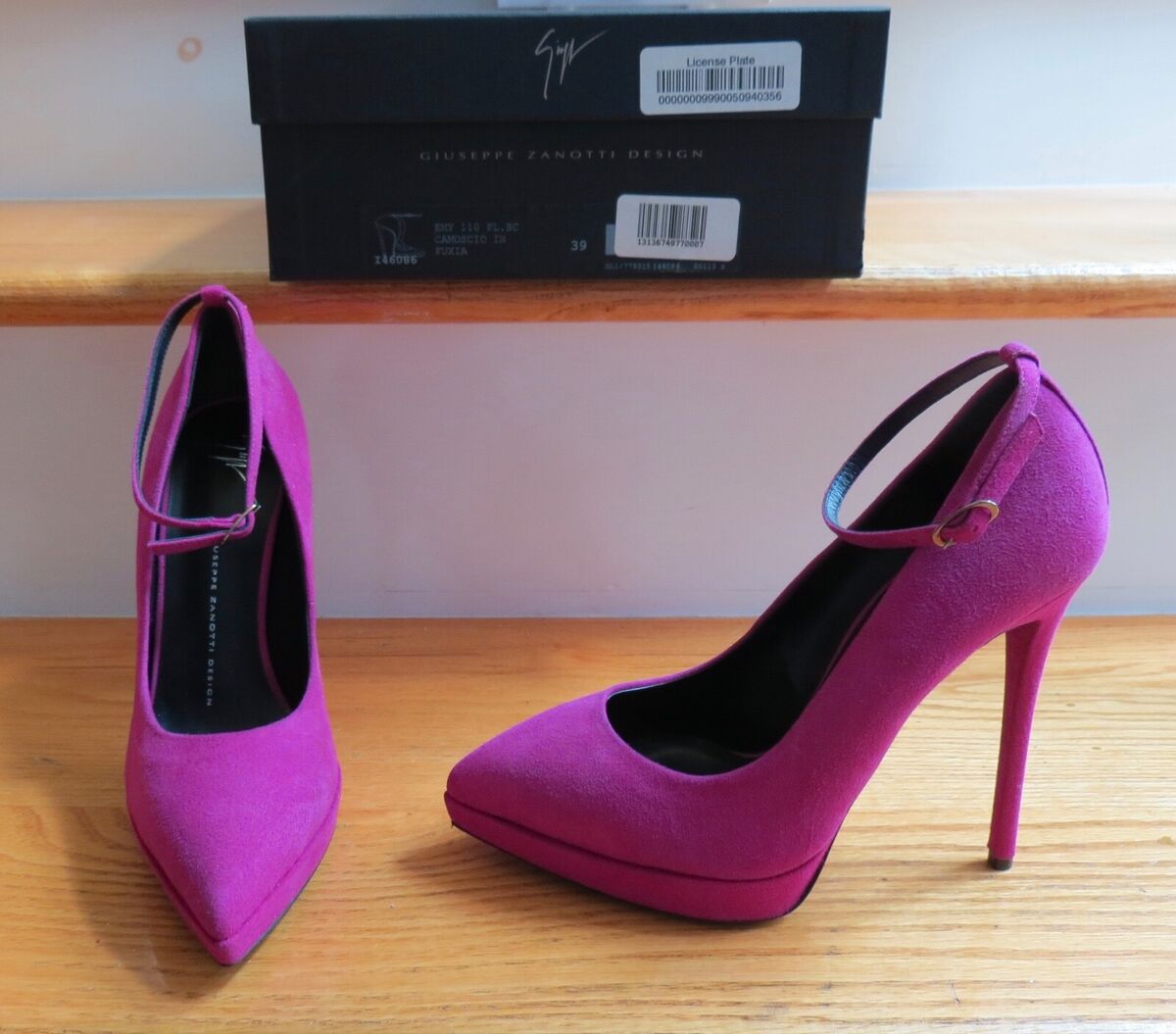 GIUSEPPE ZANOTTI CAMOSCIO FUCHSIA SUEDE PLATFORM STILETTO GIUSEPPE ZANOTTI CAMOSCIO FUCHSIA SUEDE PLATFORM STILETTO