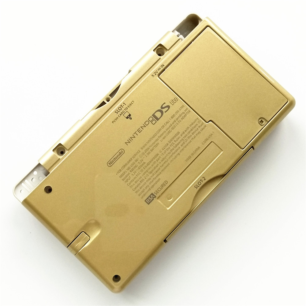 Gold The Legend of Zelda Housing Shell For Nintendo DS Lite NDSL