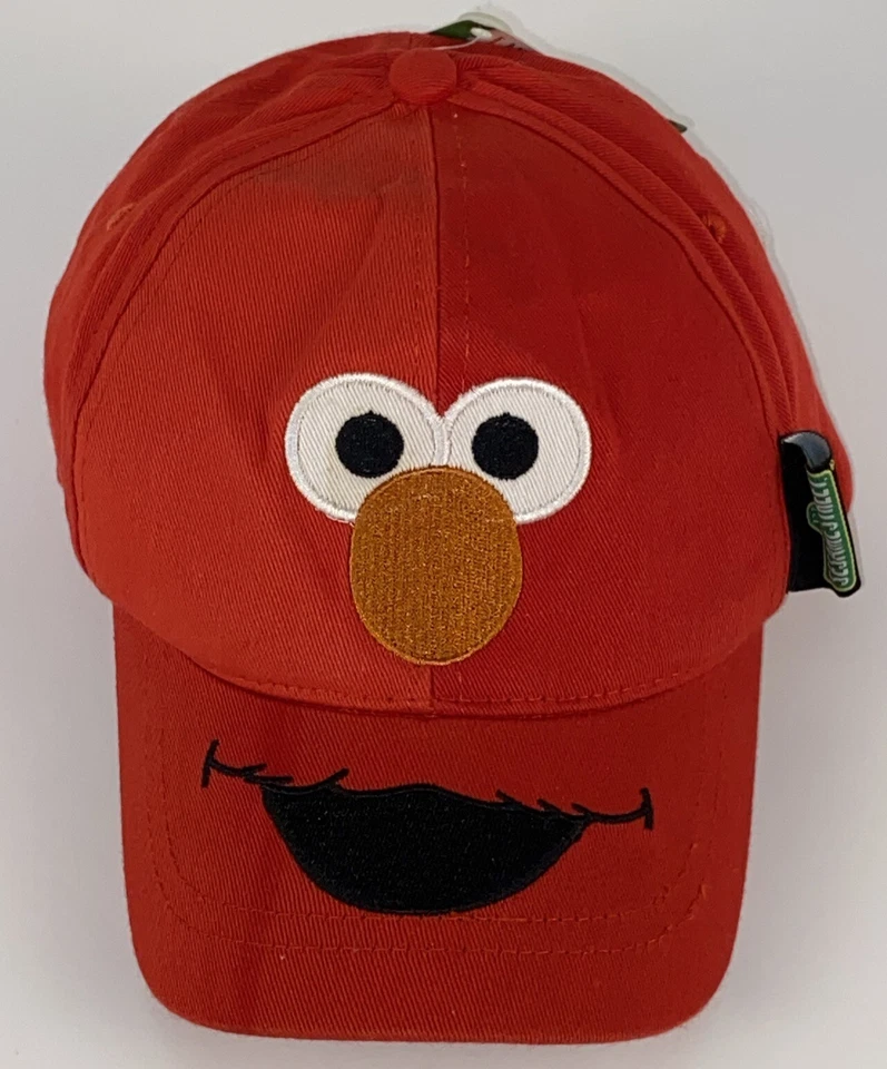Детская бейсбольная кепка Sesame Street Elmo с регулируемым ремешком и красной вышивкой молодежная - Изображение 2 из 4