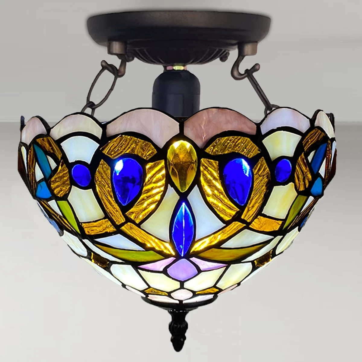 Tiffany ceiling uplighters outlet