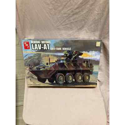 Vtg 1989 Ertl #8673 AMT General Motors LAV-AT Anti Tank Vehicle model kit 1/35