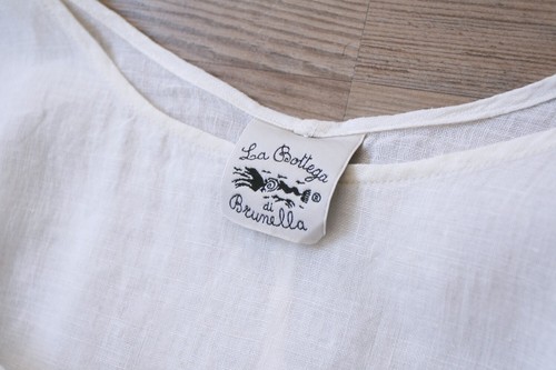La Bottega di Brunella Italy 100% Linen White summer Tunic Dress S - Picture 6 of 8