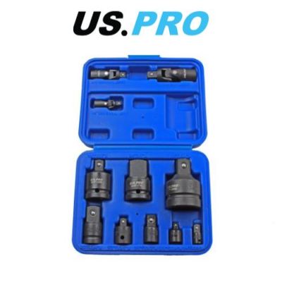 US PRO 11-teiliges Steckschlüssel-Adapter- und Kreuzgelenk-Konverter-Set 1696
