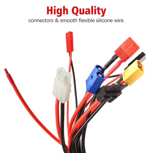 8 IN 1 RC Lipo Battery Charging Multi Charger Plug Connector Adapter Lead CablaH - Picture 5 of 8