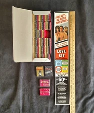 Condom Vending Machine Packages NOVELTY "LOVE KIT" 72 Pieces PLUS MACHINE LABEL!