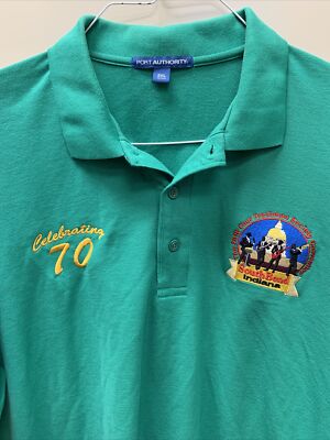 Men s Four Freshmen Society Convention 2018 Green Golf Polo Shirt 2XL 70 Years