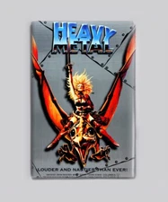 HEAVY METAL (1981) - 2" x 3" MOVIE POSTER MAGNET (animated soundtrack)