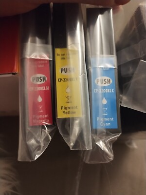 CP-2200 XL Lot Of 4 Ink Cartridge Compatible With Canon BlackYellowMagenta Cyan
