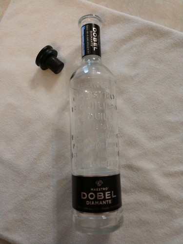 DOBEL Tequila Bottle 750ML (empty) by Maestro Tequilero