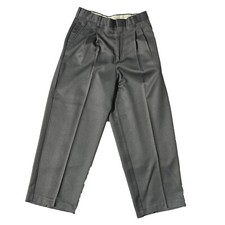 Vintage Claiborne Girl Gray C8429 Formal Straight Dress Pants Size 14