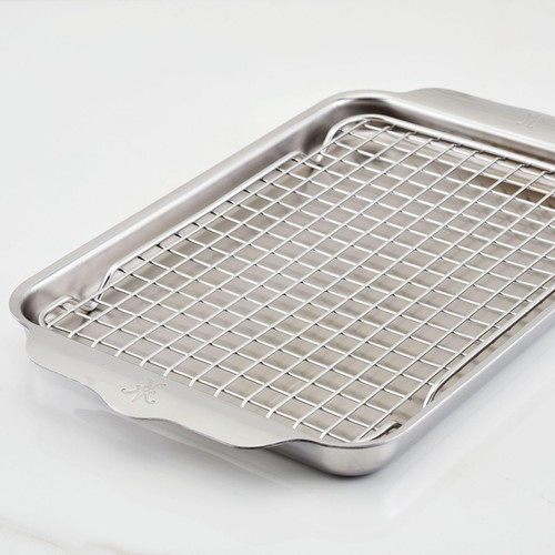 Hestan - Colección OvenBond - Estante para sartenes de cuarto de chapa de acero inoxidable - Imagen 3 de 7