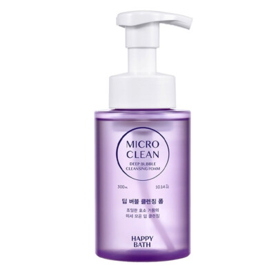 [HAPPY BATH] Micro Clean Deep Bubble Cleansing Foam - 300ml | eBay